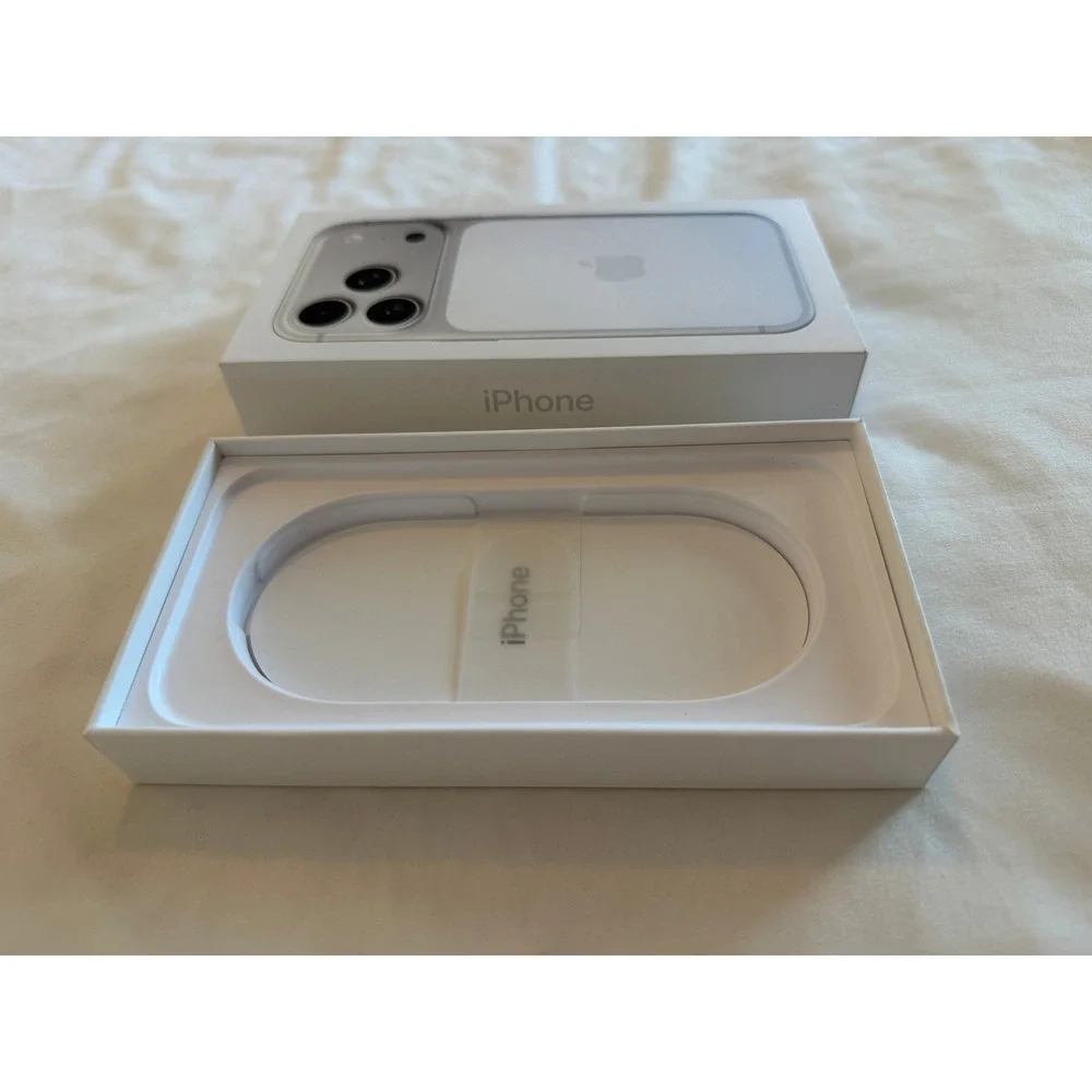 Apple iPhone 17 Pro Empty Box Only Silver 512GB Model A3256 Replacement Box